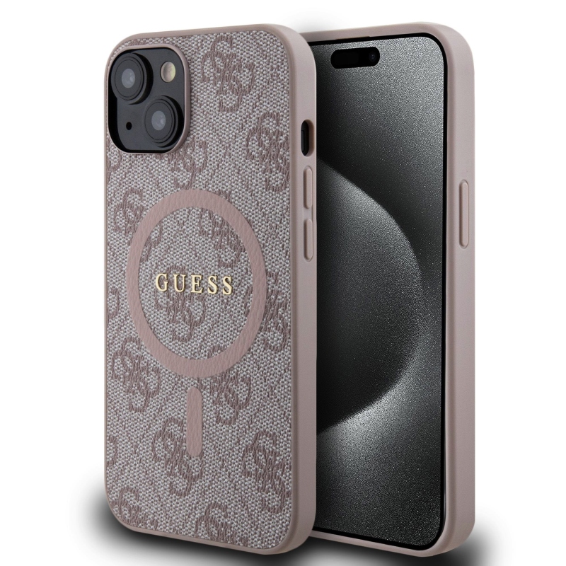 Guess 4G Zadný Kryt pre iPhone 14 Pink