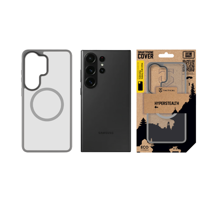 Taktický kryt MagForce Hyperstealth pre Samsung Galaxy S26 Ultra Light Grey
