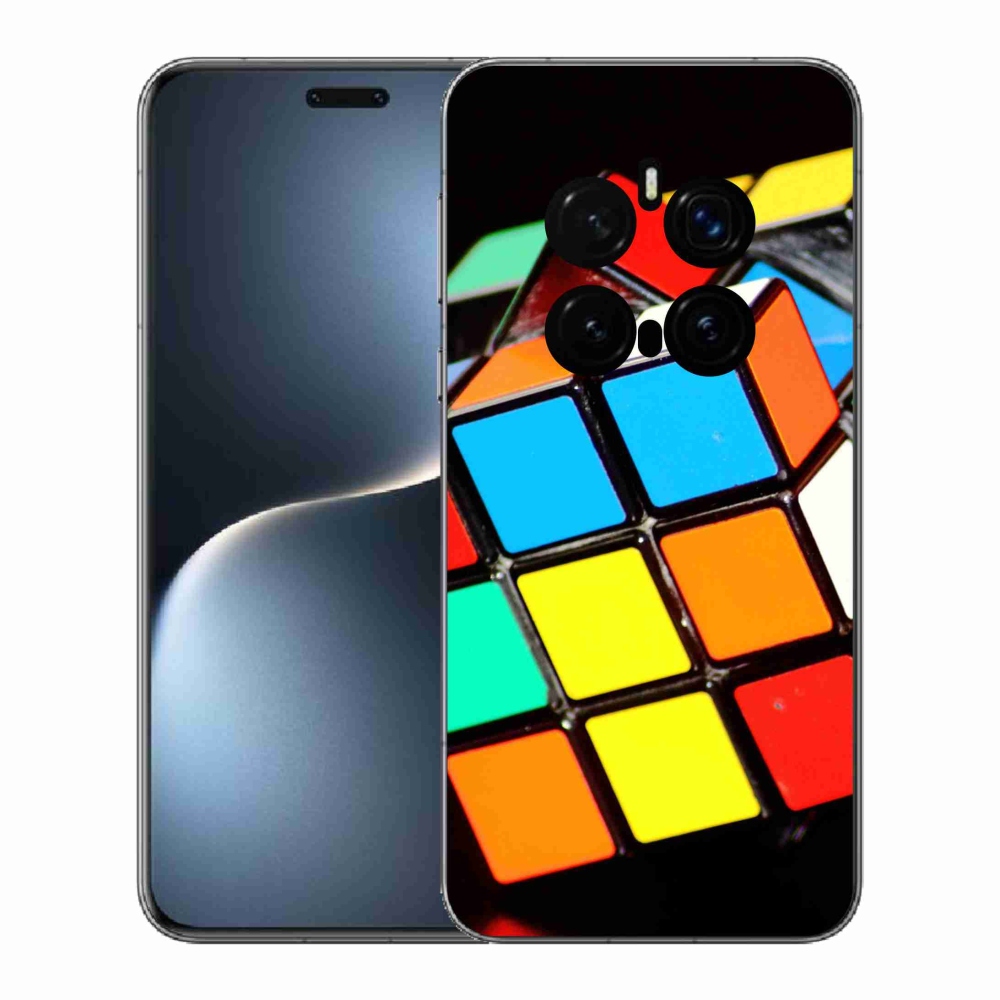 Gélový kryt mmCase na Honor Magic 7 Pro 5G - rubikova kocka