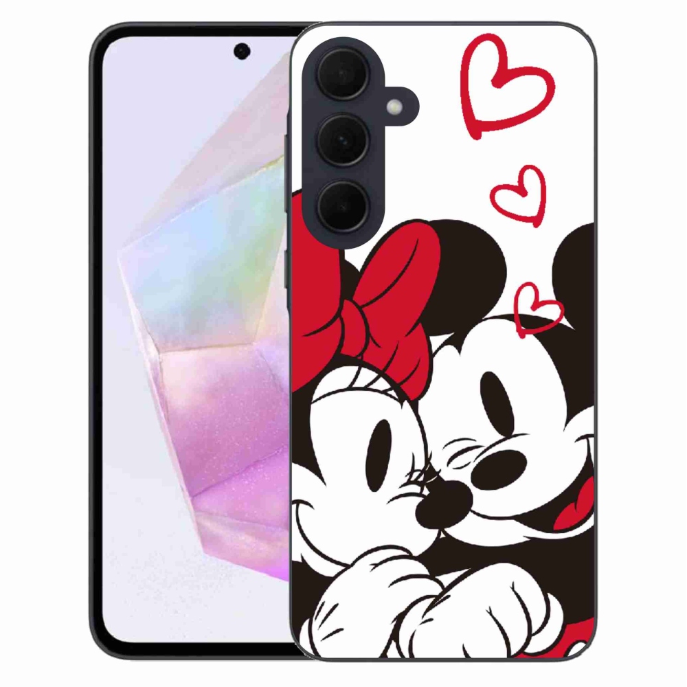 Gélový kryt mmCase na Samsung Galaxy A35 5G - mínnie a mickey