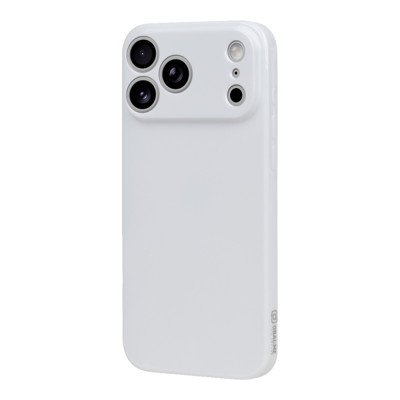 OBAL:ME Lesklé puzdro pre Apple iPhone 18 Pro Max, biele