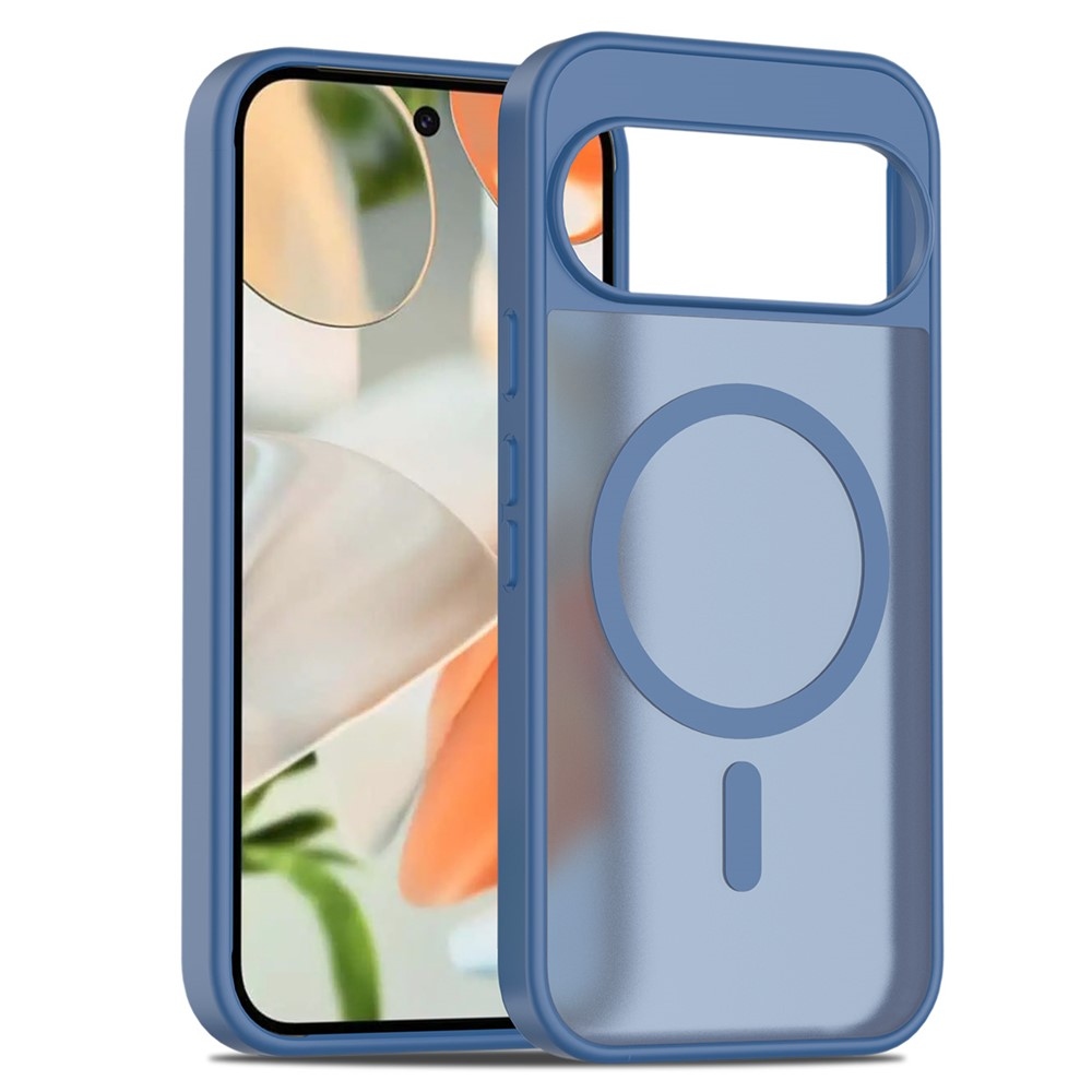 Skin gélový obal s pevným chrbtom a podporou MagSafe na Google Pixel 10 Pro/Pixel 10 - modrý