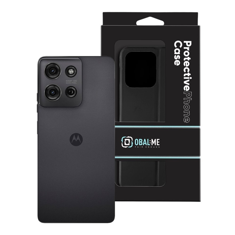 OBAL:ME SmoothTouch Puzdro pre Motorola G75 Black