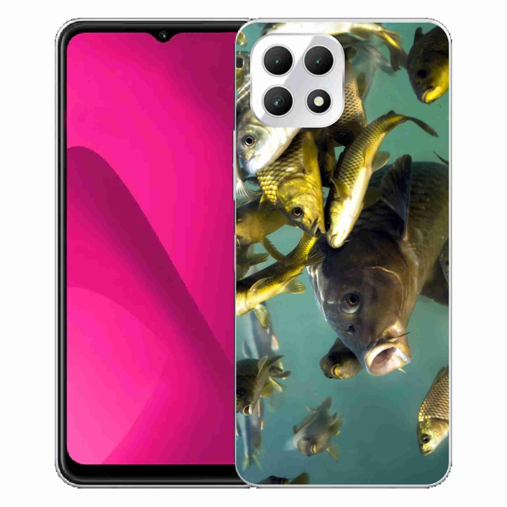 Gélový kryt mmCase na T-Mobile T Phone 2 - kŕdeľ rýb