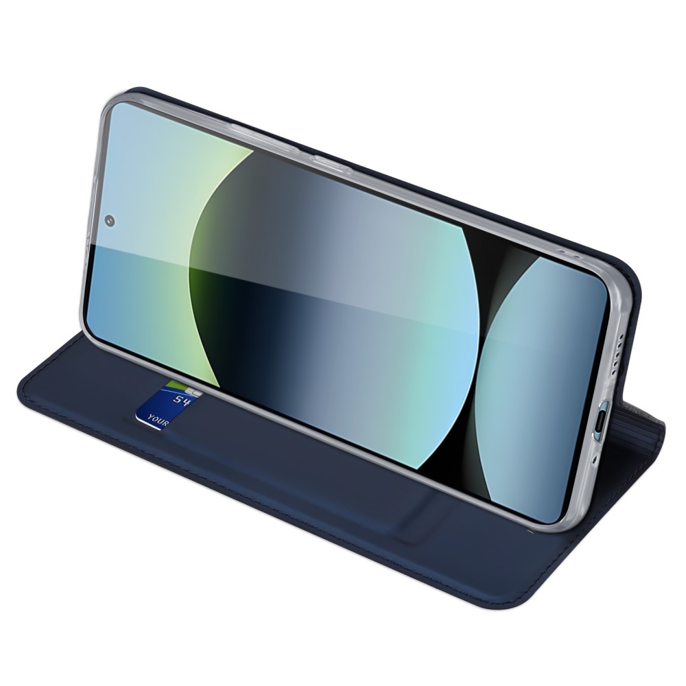 DUX knižkové púzdro na Xiaomi Redmi Note 14S - tmavomodré