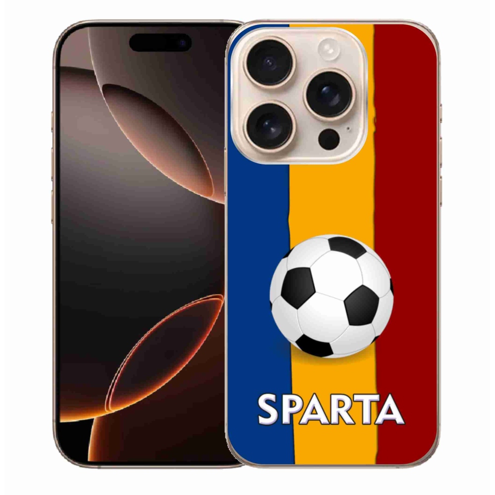 Gélový kryt mmCase na iPhone 16 Pro Max - futbal 1