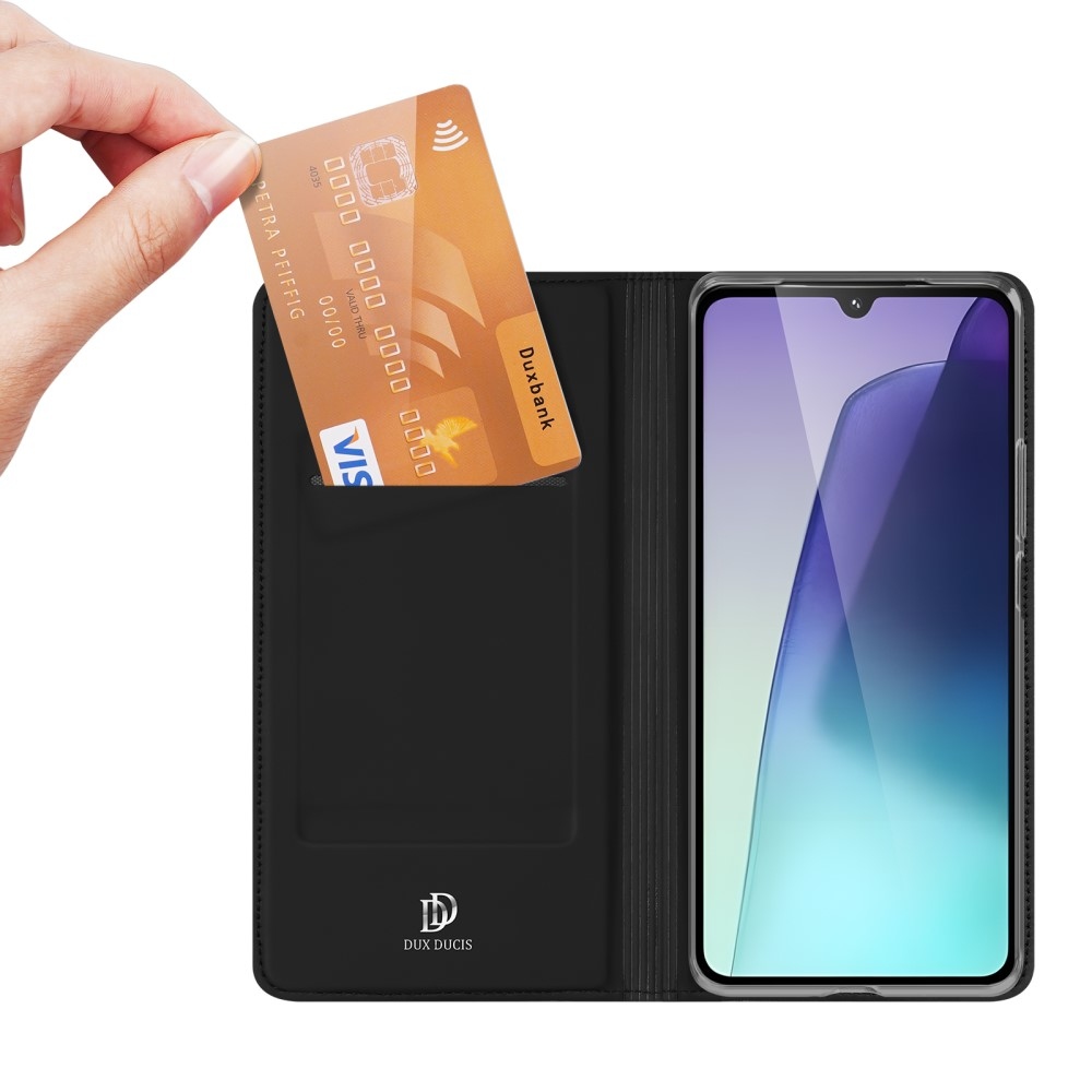 DUX knižkové puzdro na Xiaomi Poco C75/Redmi 14C - čierne