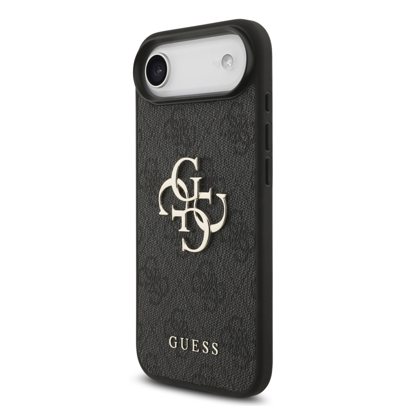 Guess PU 4G Metal Logo Zadný Kryt pre iPhone Air Grey