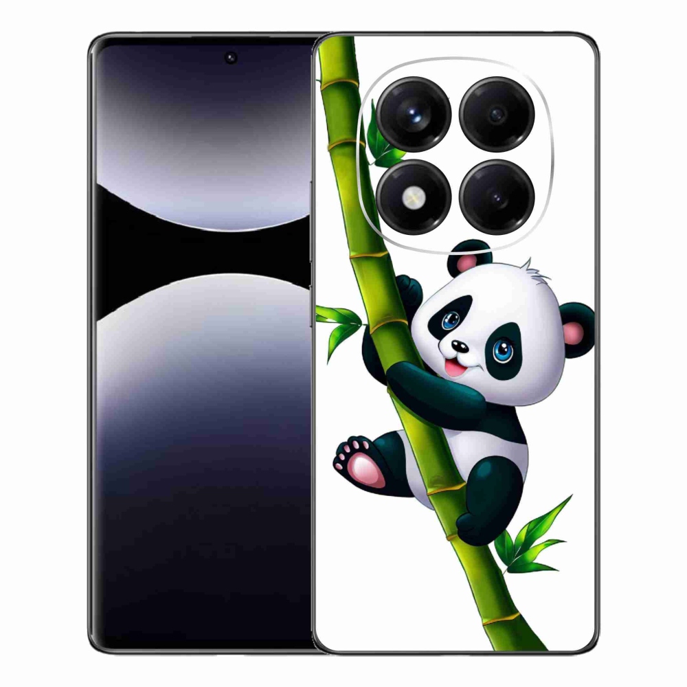Gélový kryt mmCase na Xiaomi Redmi Note 14 Pro - panda na bambuse