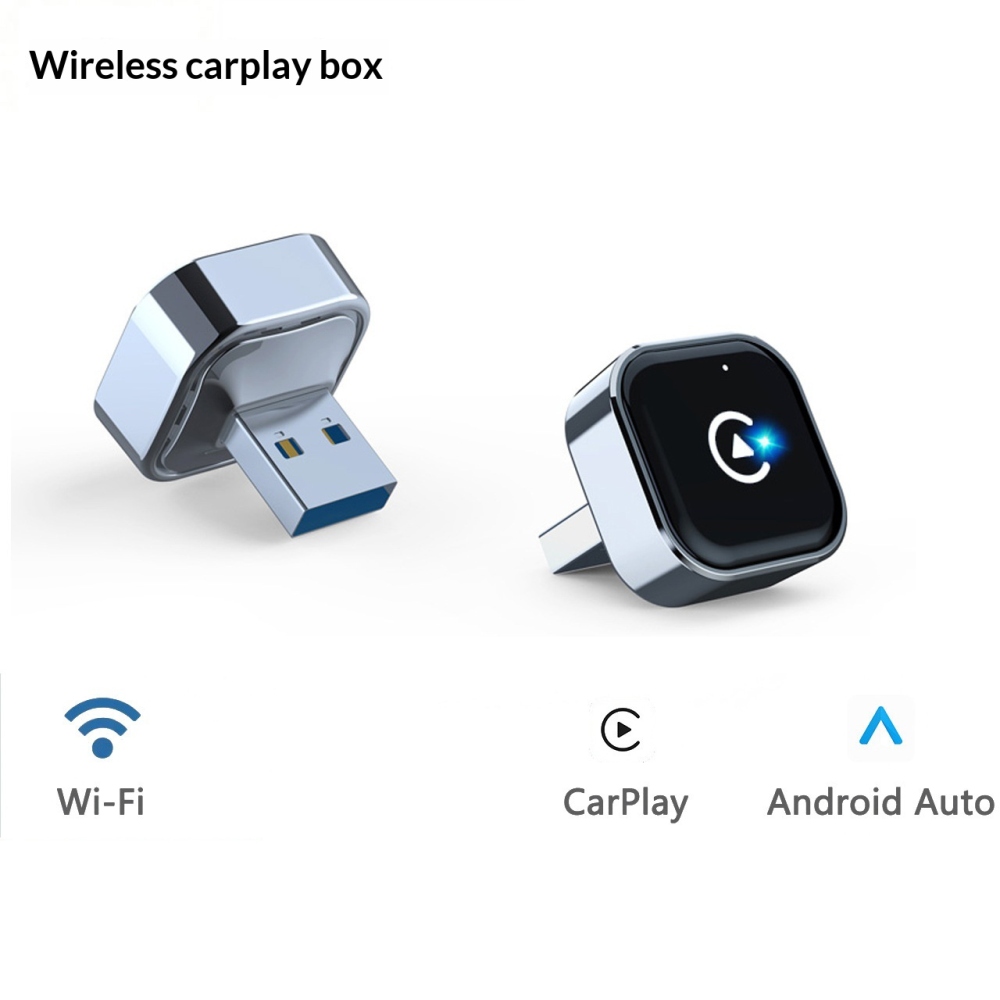 K16C mini adaptér bezdrôtový CarPlay a Android Auto USB-A