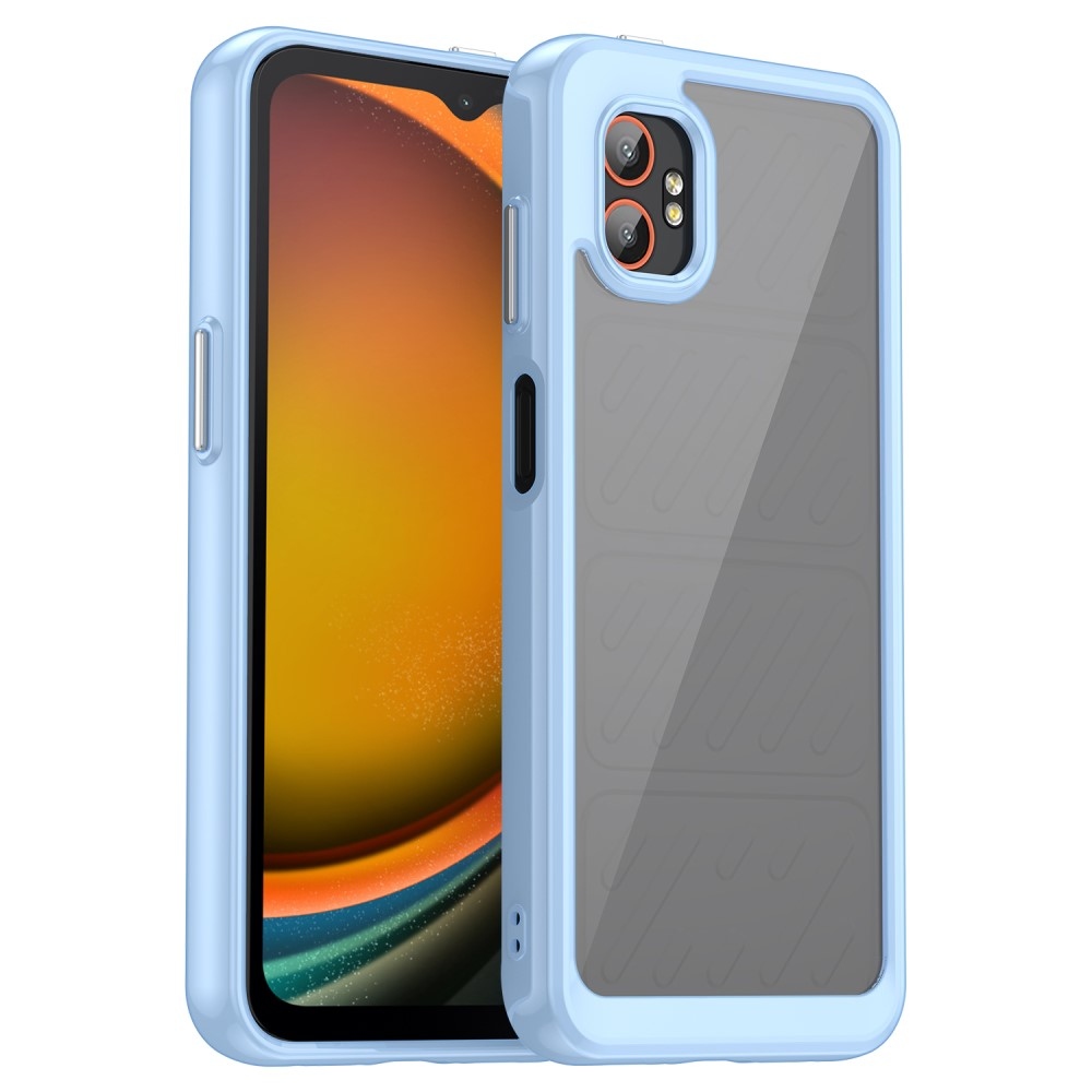 Gélový obal s pevným chrbtom na Samsung Galaxy Xcover 7 Pro - modré