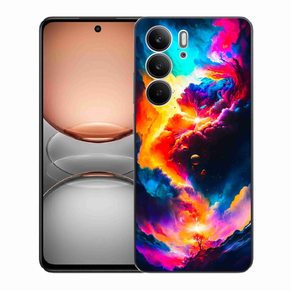 Gélový kryt mmCase na Realme C75 - abstraktný motív