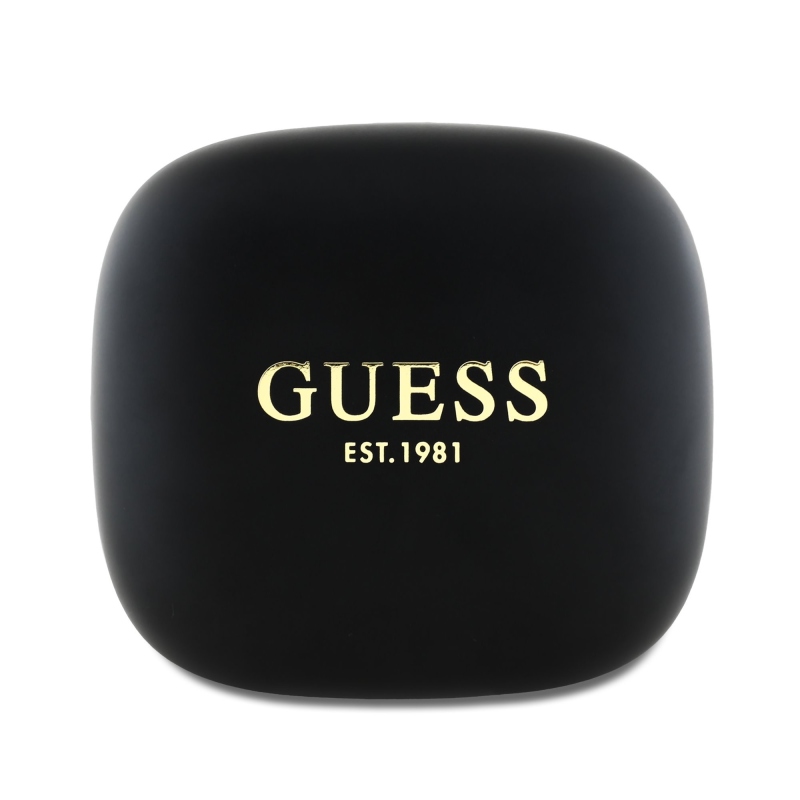 Guess Satin Classic Logo OWS Bezdrôtové Slúchadlá Black