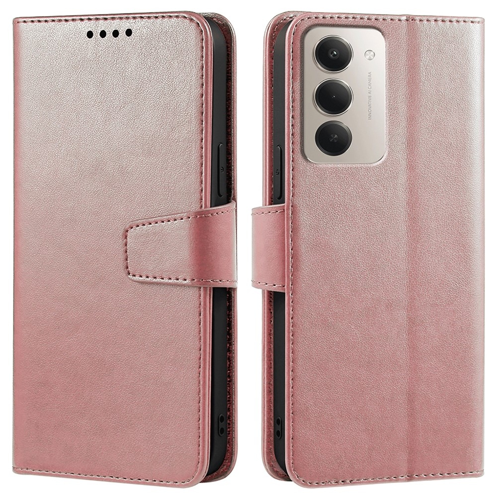 Holder knižkové púzdro na Xiaomi Redmi 15 5G (169mm) - ružovozlaté