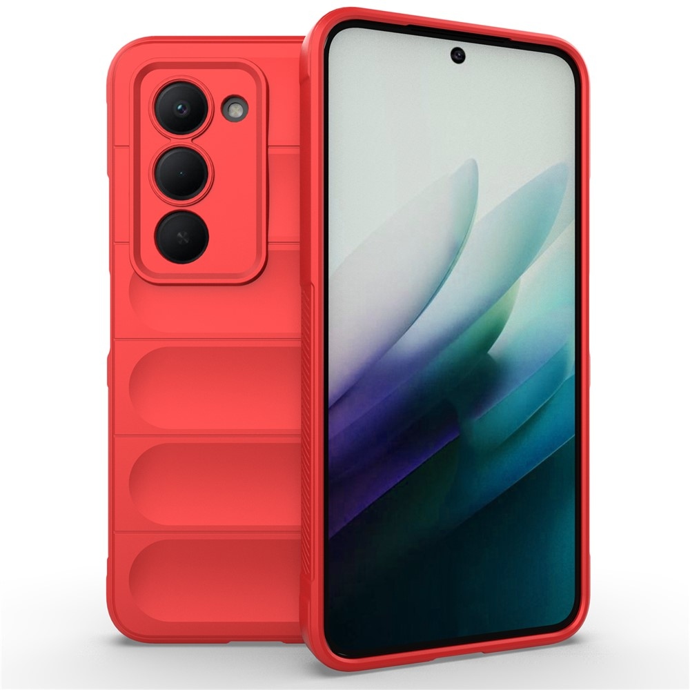 Rugg odolný gélový obal na Xiaomi Redmi 15 4G (171mm) - červený