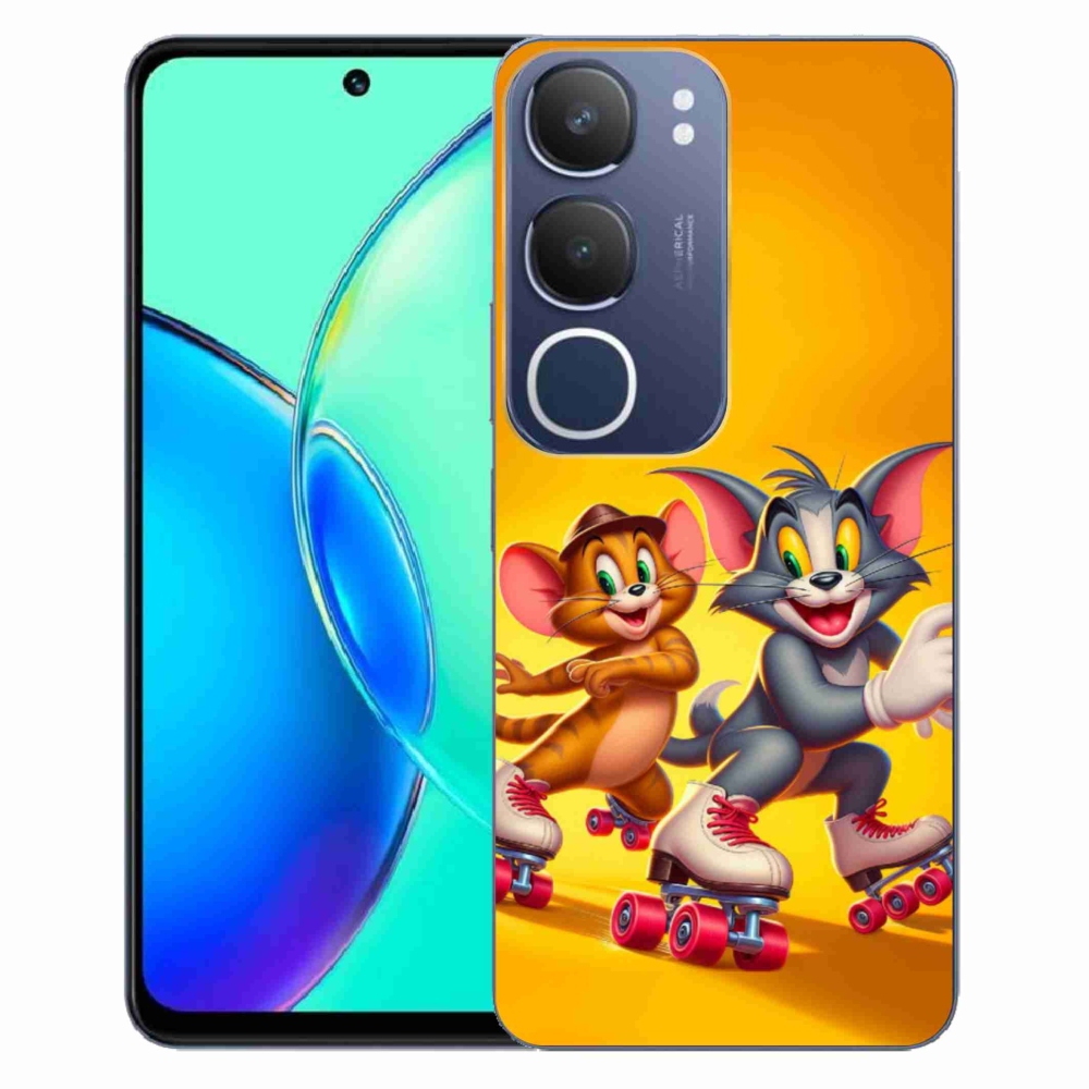 Gélový kryt mmCase na Vivo Y19s - tom a jerry