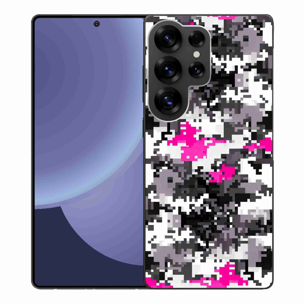 Gélový kryt mmCase na Samsung Galaxy S25 Ultra - maskáčový vzor 4