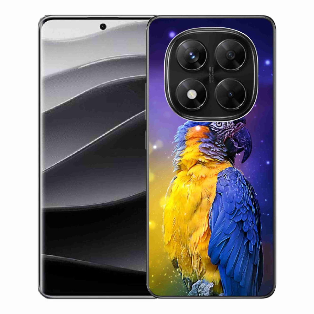 Gélový kryt mmCase na Xiaomi Redmi Note 14 Pro 5G/Poco X7 5G - papoušek ara 1