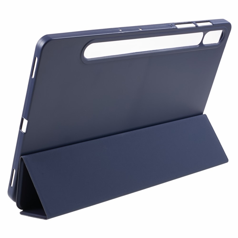 Polohovateľné puzdro na Samsung Galaxy Tab S9 - tmavomodré