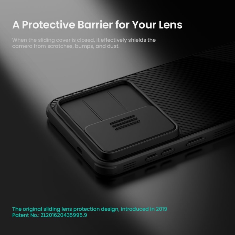 Nillkin CamShield PRO zadný kryt pre Samsung Galaxy S26 FE, priehľadný, čierny