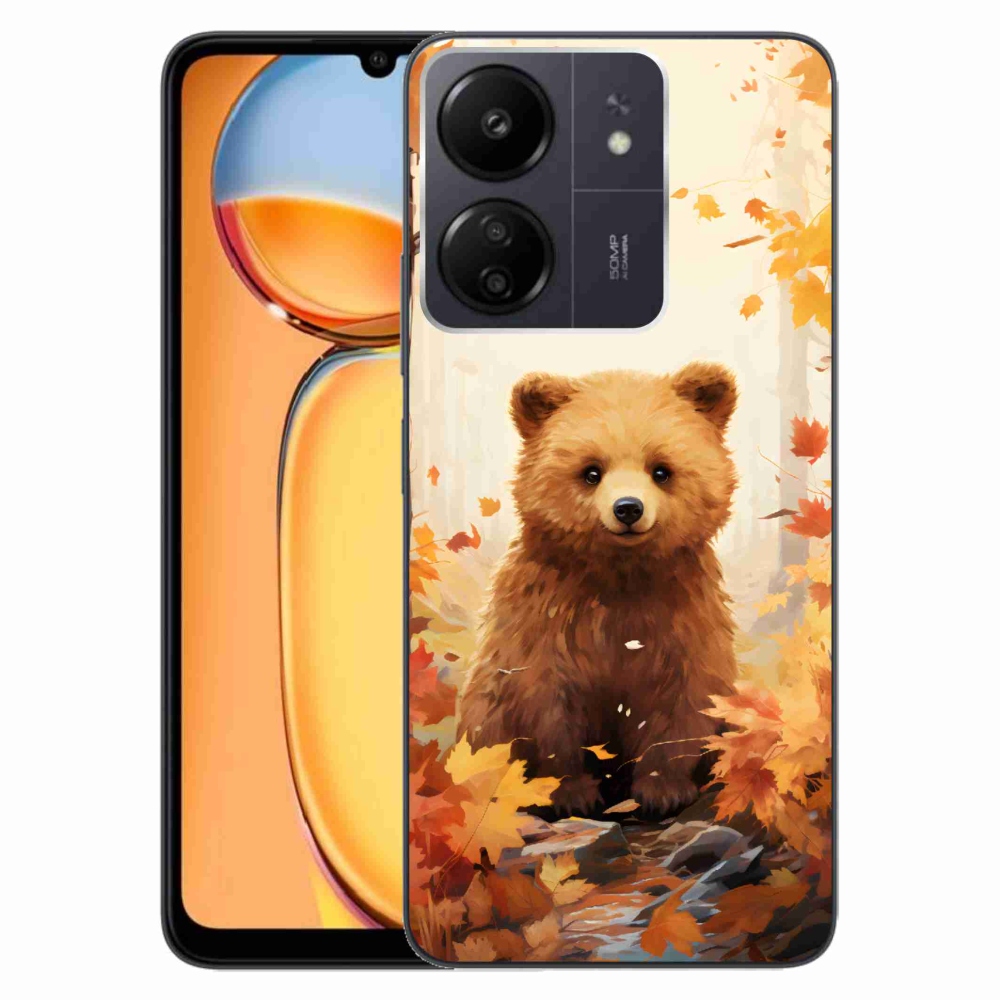 Gélový kryt mmCase na Xiaomi Poco C65/Redmi 13C - medveď v lese