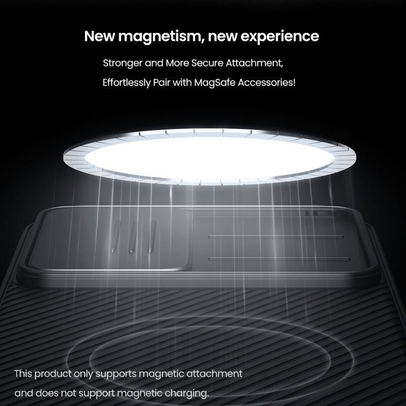 Nillkin CamShield PRO Magnetic Zadný Kryt pre Samsung Galaxy S25 Black