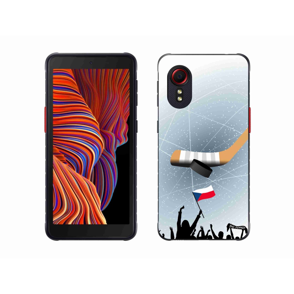 Gélový kryt mmCase na Samsung Galaxy Xcover 5 - fanúšikovia hokeja