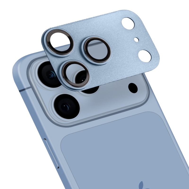 OBAL:ME Camera Island Ochrana objektívu pre Apple iPhone 18 Pro, svetlo modrá
