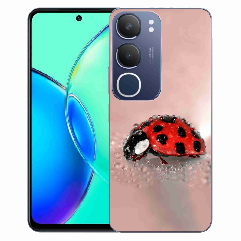 Gélový kryt mmCase na Vivo Y19s - lienka