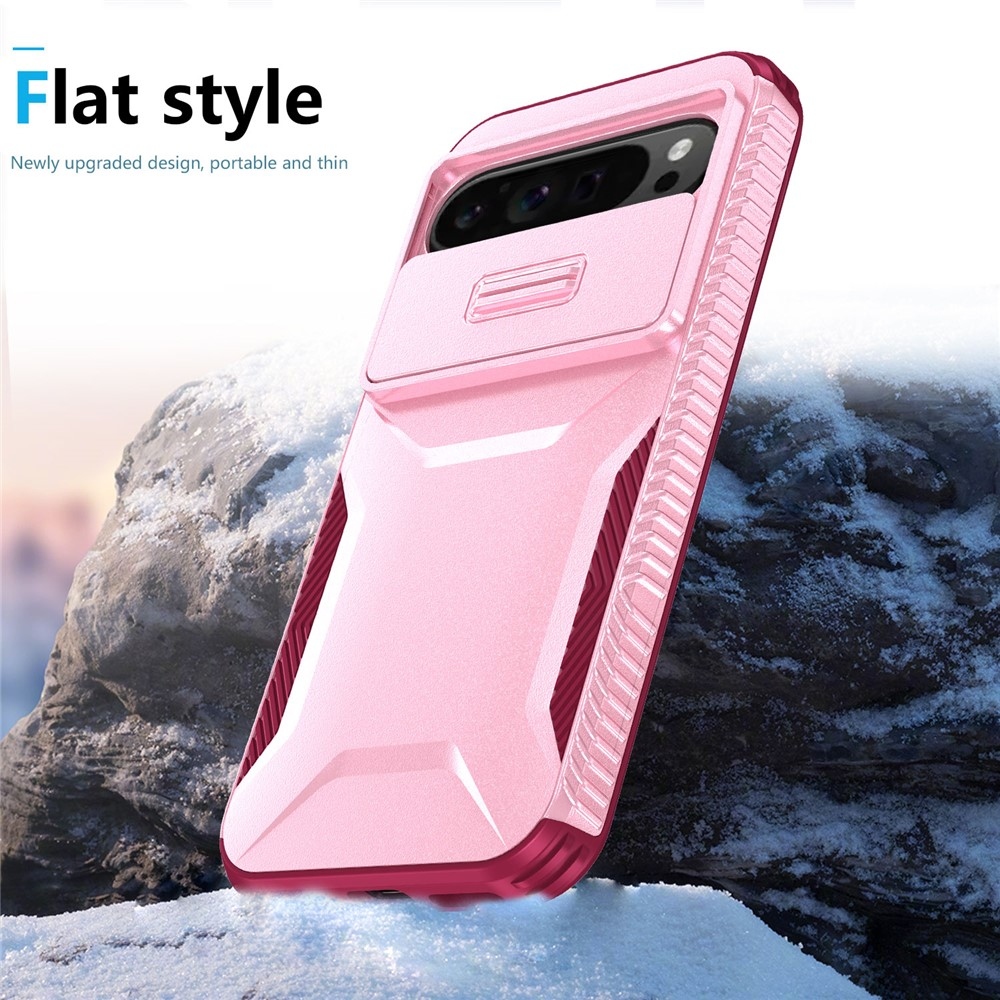 Lid odolný kryt na Google Pixel 10 Pro XL - ružový/vínový