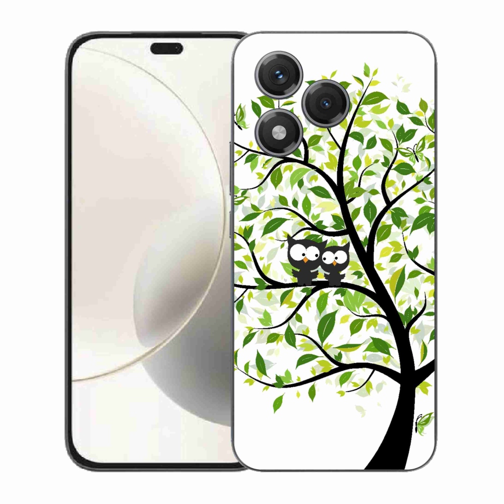 Gélový kryt mmCase na Honor 400 Lite - malej sovy na strome