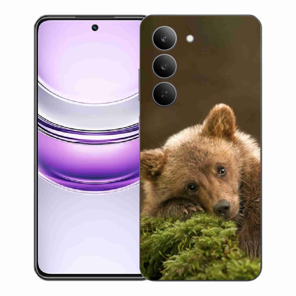 Gélový kryt mmCase na Realme 14x 5G - medveď