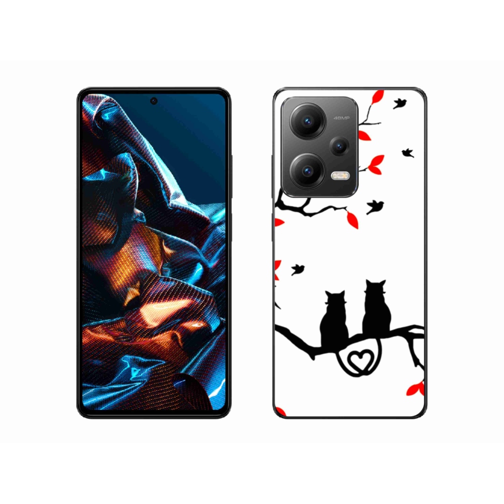 Gélový kryt mmCase na mobil Xiaomi Redmi Note 12 Pro 5G - mačacia láska