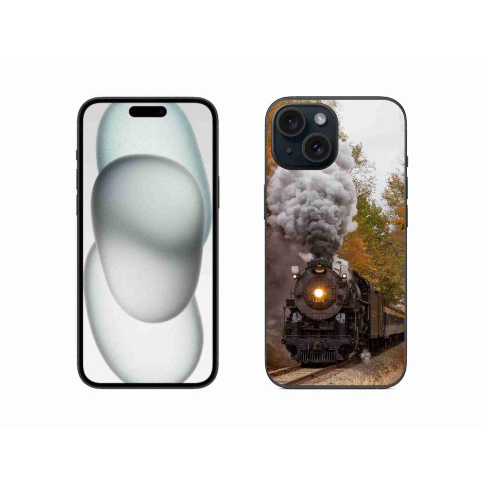 Gélový kryt mmCase na iPhone 15 - vlak 1