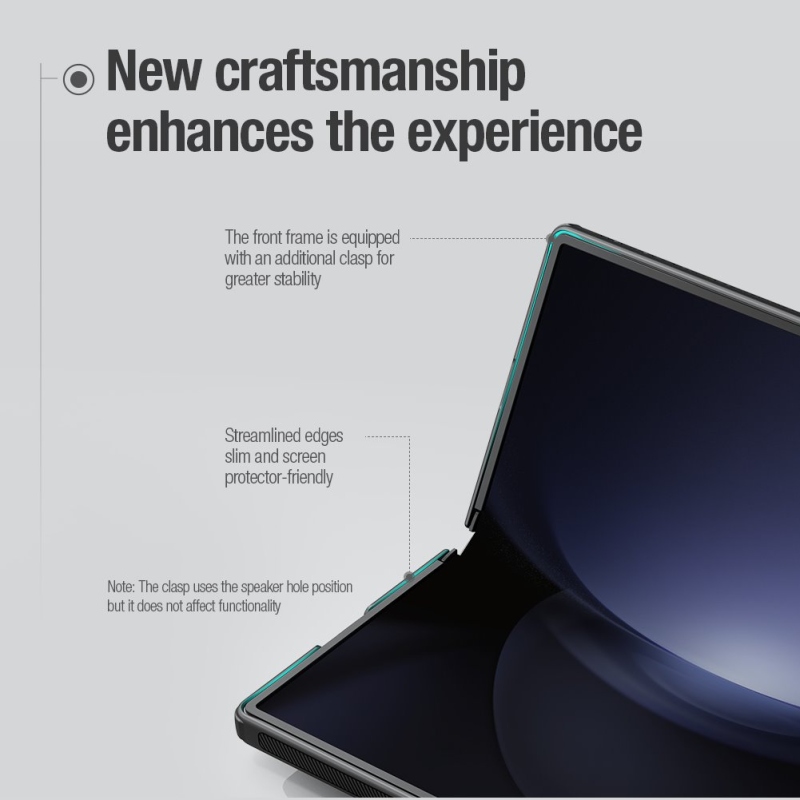 Nillkin Super Frosted FOLD Zadný Kryt pre Samsung Galaxy Z Fold 6 Black