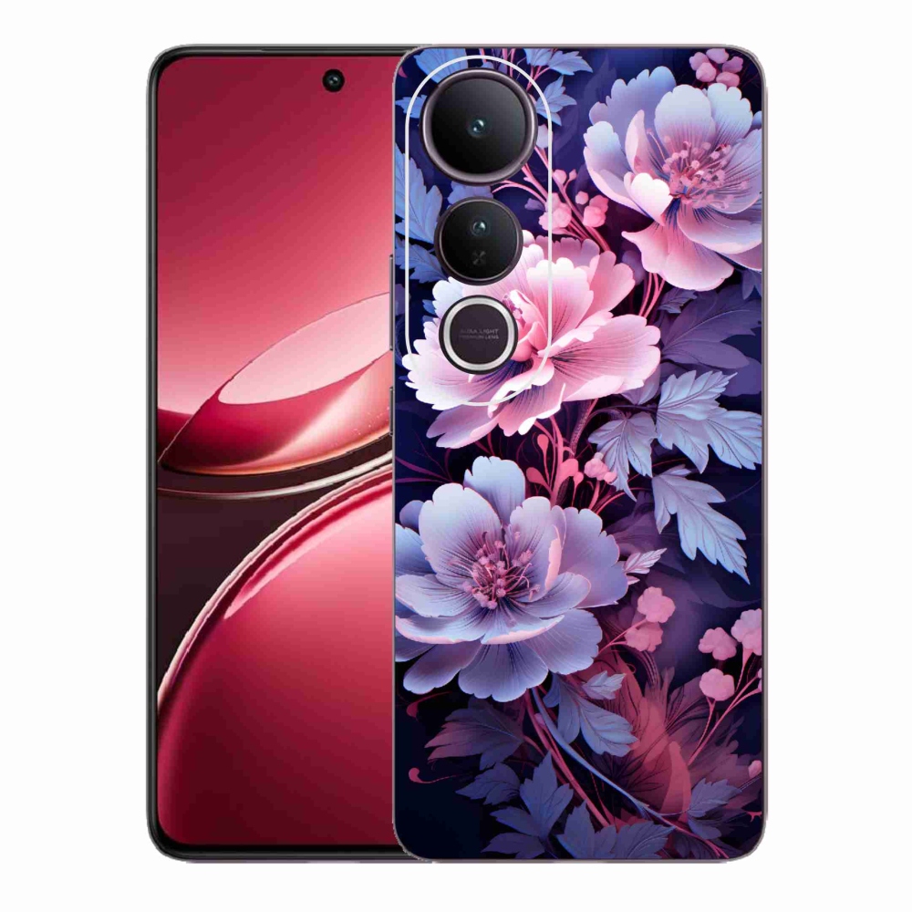 Gélový kryt mmCase na Vivo V50 Lite 4G/5G - kvety 11