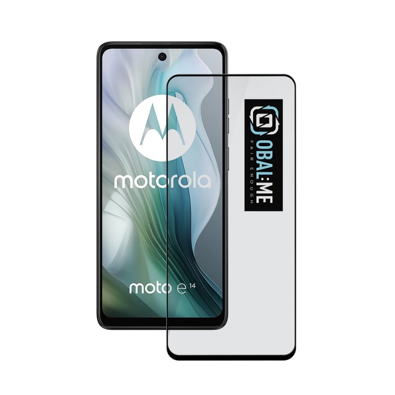 OBAL:ME 5D Tvrdené Sklo pre Motorola E14 Black