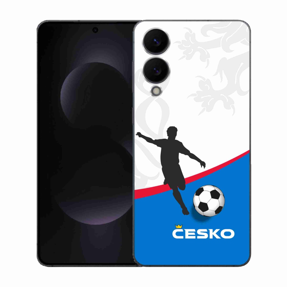 Gélový kryt mmCase na Samsung Galaxy S25 Edge - futbal Česko 1