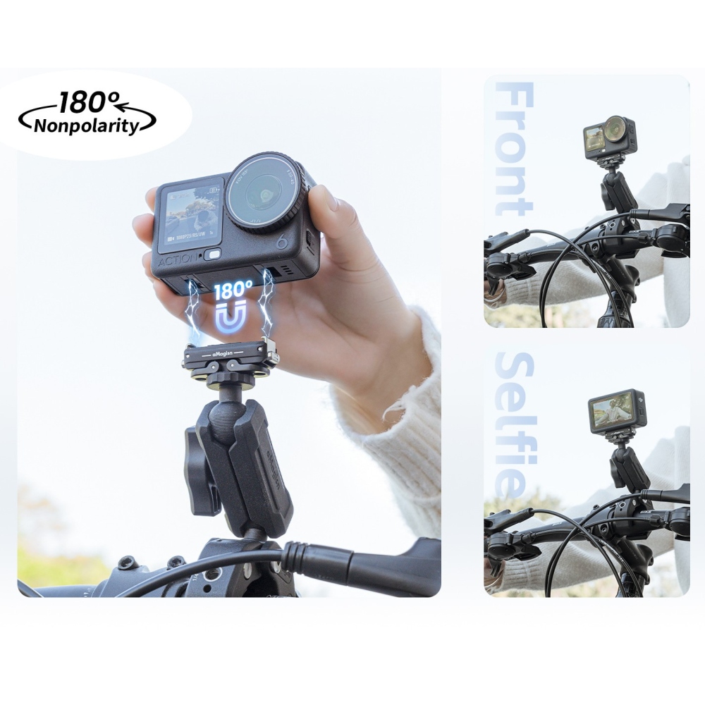 AMAGISN obojstranne nastaviteľný rýchloupínací adaptér pre DJI Osmo Action 6