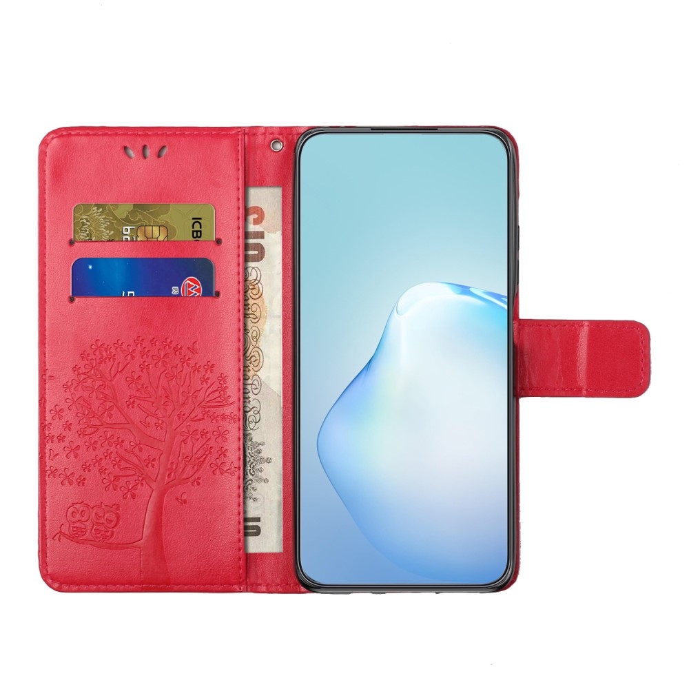 Tree knižkové púzdro na Samsung Galaxy S25 Edge - červené