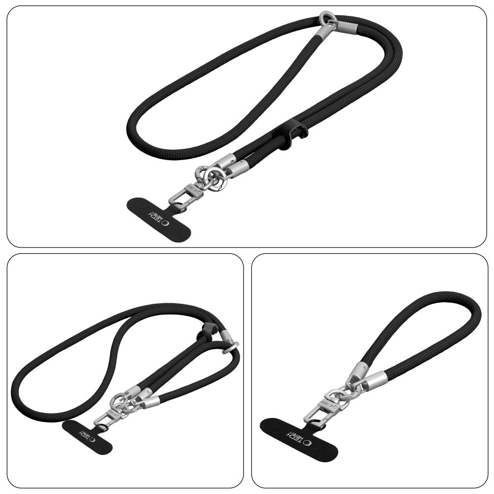 Tech-Protect C10S Rope Crossbody šnúrka na telefón s pútkom na zápästie