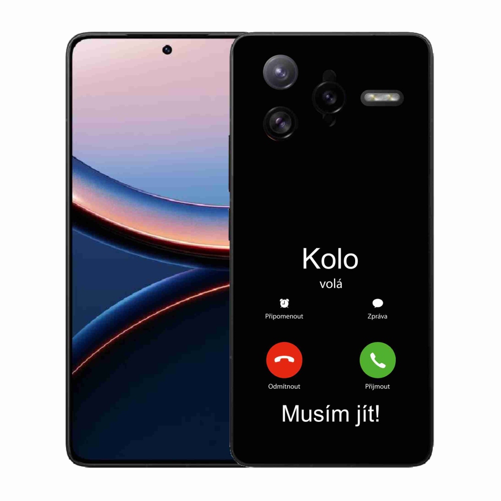 Gélový kryt mmCase na Xiaomi Poco F7 Ultra - bicykel volá čierne pozadie