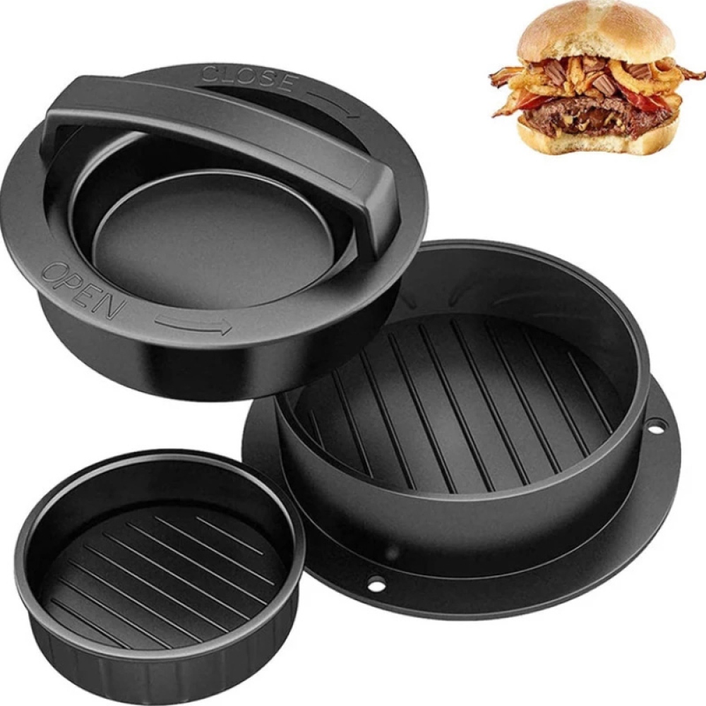 Forma na plnené hamburgery 3v1
