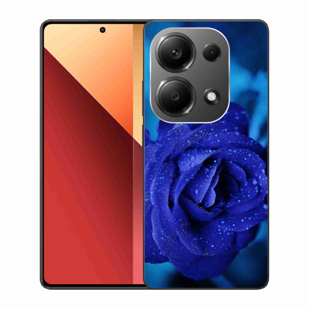 Gélový obal mmCase na Xiaomi Redmi Note 13 Pro 4G/Poco M6 Pro - modrá ruža