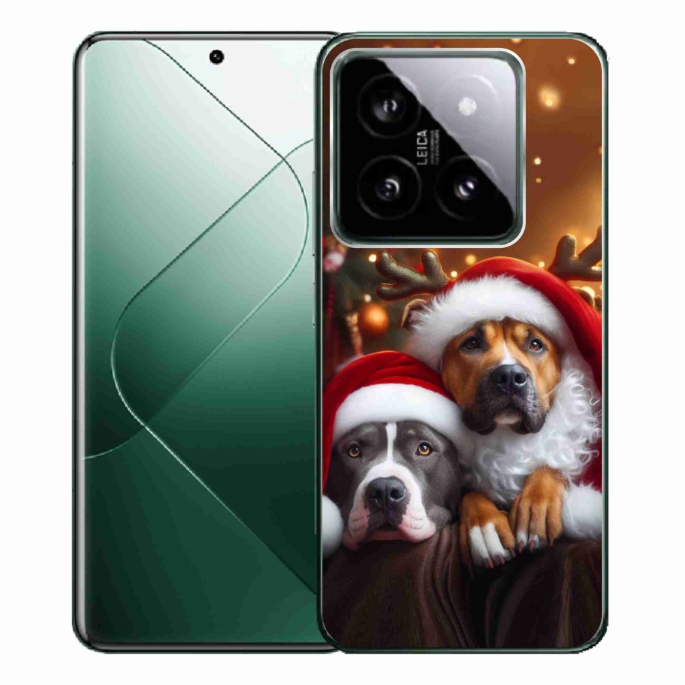 Gélový kryt mmCase na Xiaomi 14 Pro - vianočné psy