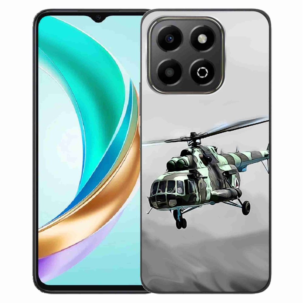 Gélový kryt mmCase na Honor X6b - vojenský vrtuľník