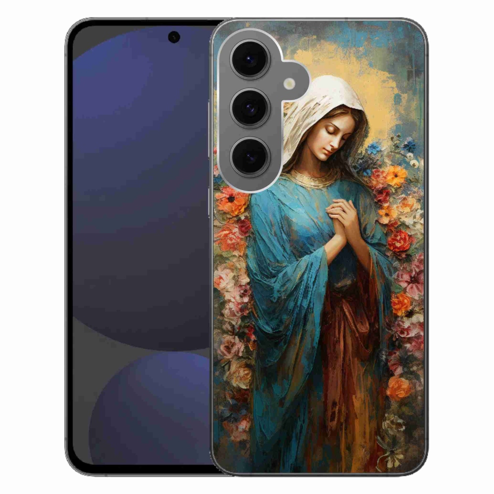 Gélový kryt mmCase na Samsung Galaxy S24 FE - svätá žena