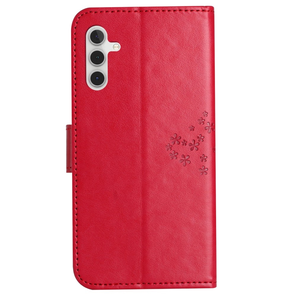 Tree knižkové púzdro na Samsung Galaxy S23 FE - červené