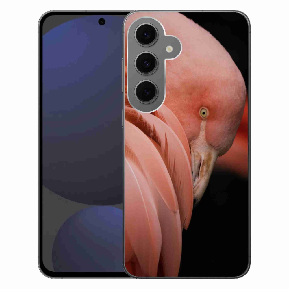 Gélový kryt mmCase na Samsung Galaxy S24 FE - plameniak 3