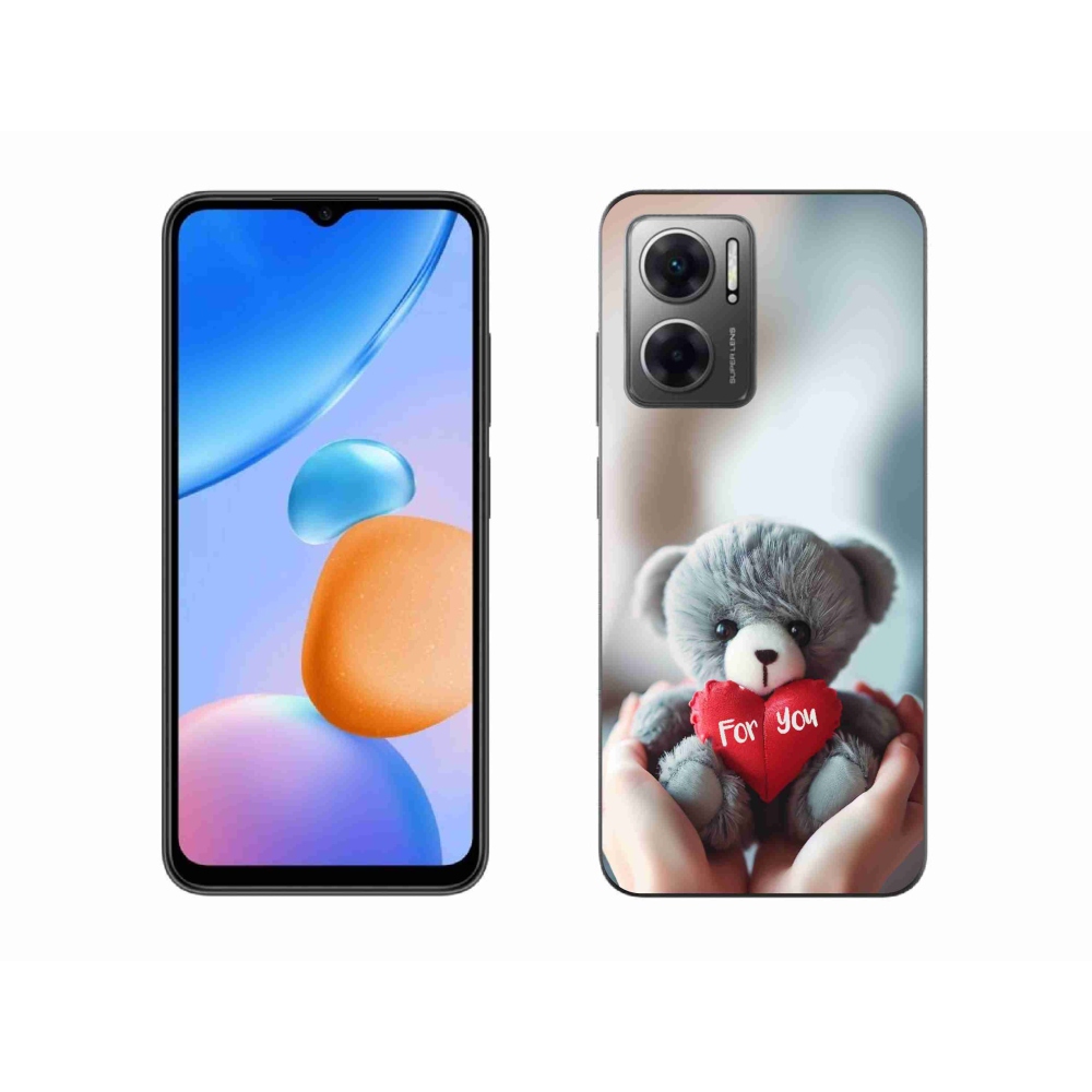 Gélový kryt mmCase na Xiaomi Redmi 10 5G - medvedík pre zamilovaných